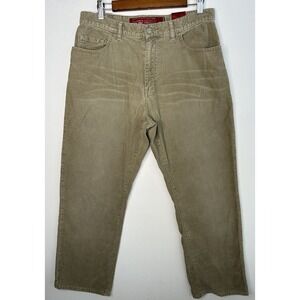 Quiksilver Khaki Corduroy Pants‎ 90's Y2K Baggy Skater Men's Size 32x29